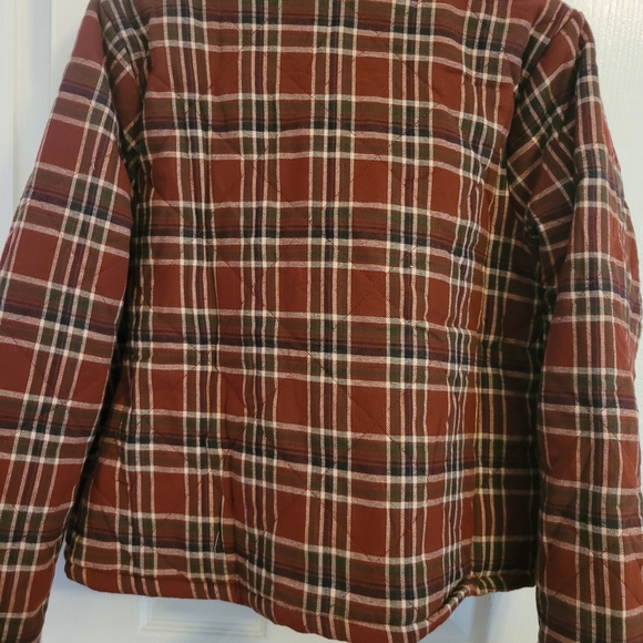 Hem & Thread Rust Plaid Jacket - Picture 8 of 9